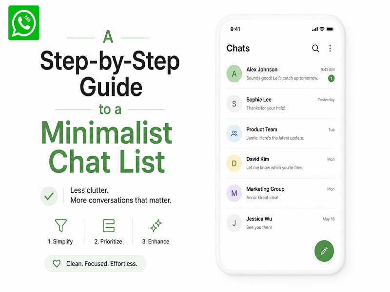 A Step-by-Step Guide to a Minimalist Chat List