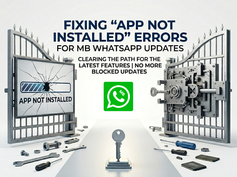 How to Fix "App Not Installed" Errors When Updating MB WhatsApp?