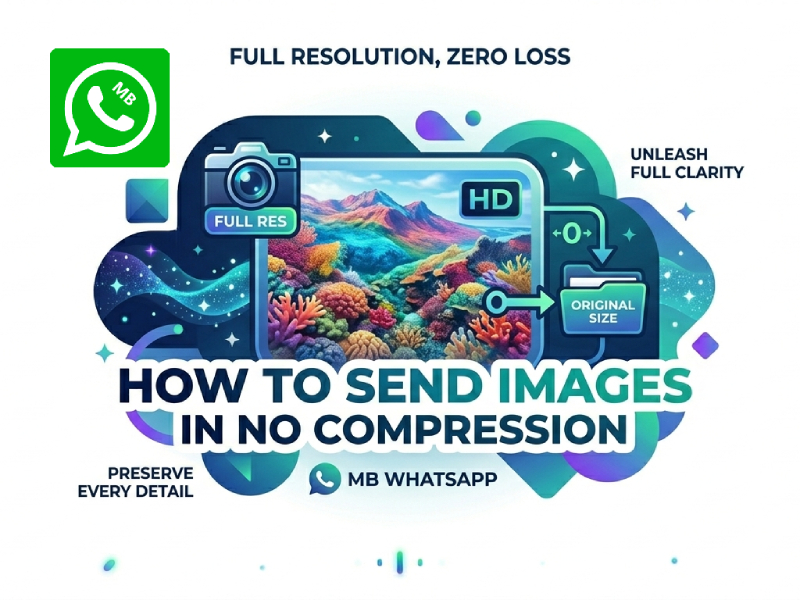 How to Send Images in No Compression on MB WhatsApp?
