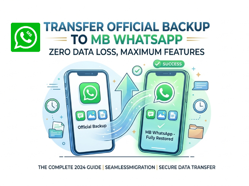 How to Restore Your Official WhatsApp Backup to MB WhatsApp Without Data Loss?