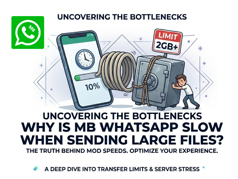 Why Is MB WhatsApp Slow When Sending Large Files?