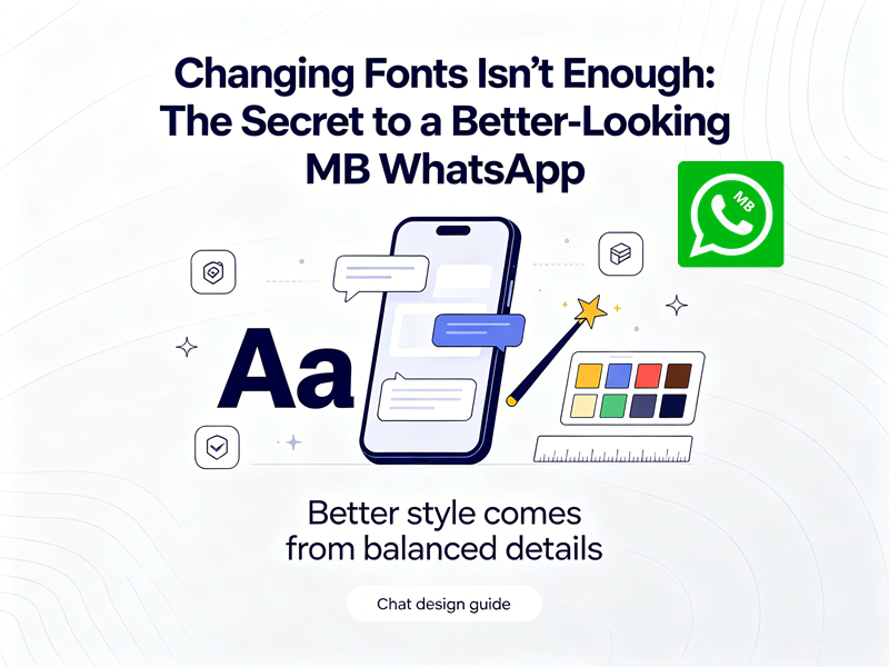 Changing Fonts Isn’t Enough: The Secret to a Better-Looking MB WhatsApp