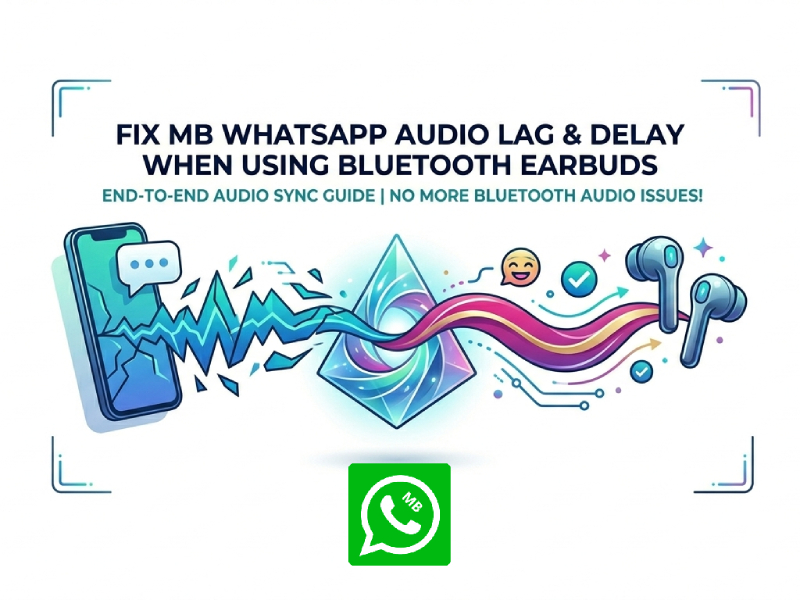 How to Fix MB WhatsApp Audio Lag & Delay When Using Bluetooth Earbuds?