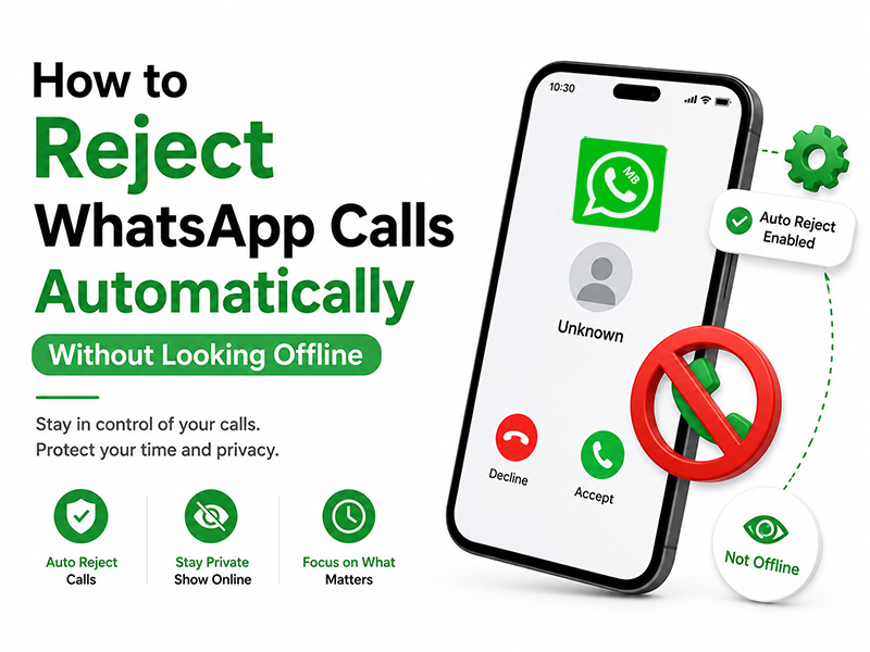 How to Reject WhatsApp Calls Automatically Without Looking Offline