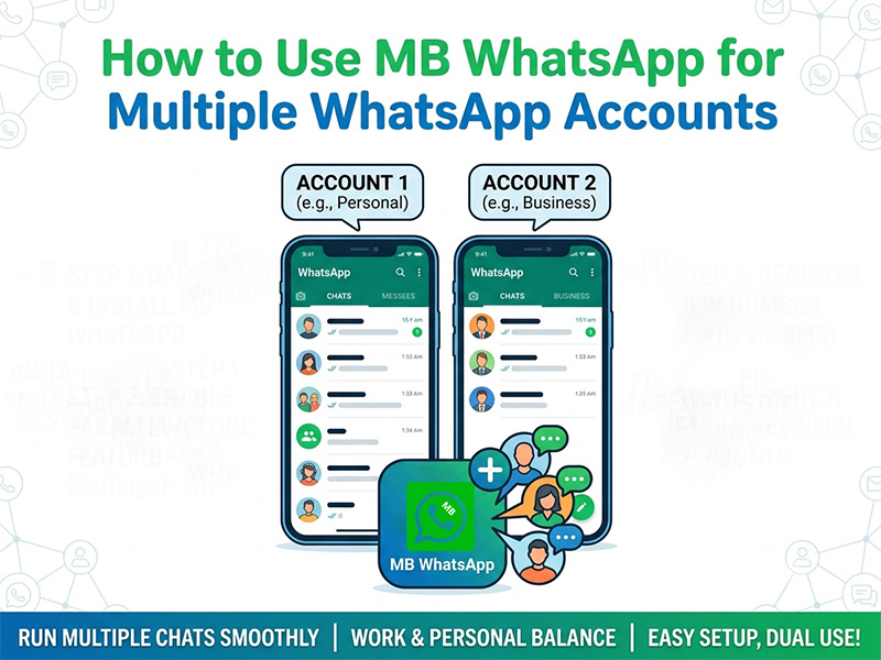 How to Use MB WhatsApp for Multiple WhatsApp Accounts