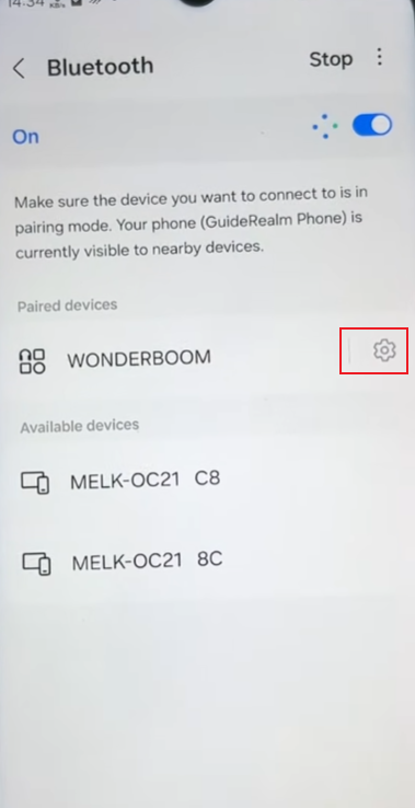 3. Forget and Pair the Device Again