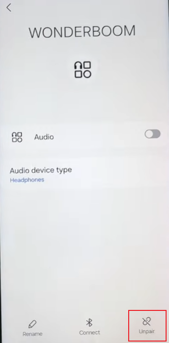 3. Forget and Pair the Device Again