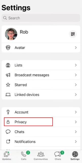 How to Hide Blue Ticks on MB WhatsApp