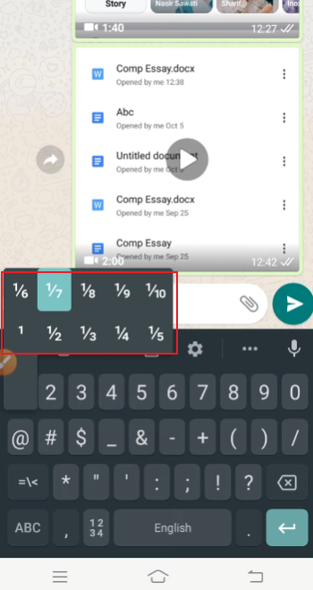 Use Keyboard Apps with Symbol Support