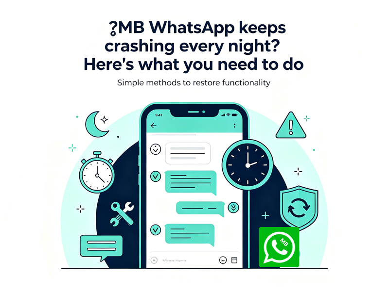 What to Do If MB WhatsApp Automatically Closes Daily at Midnight