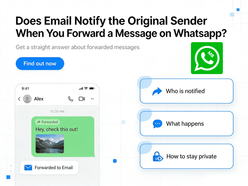 Does Email Notify the Original Sender When You Forward a Message on Whatsapp?