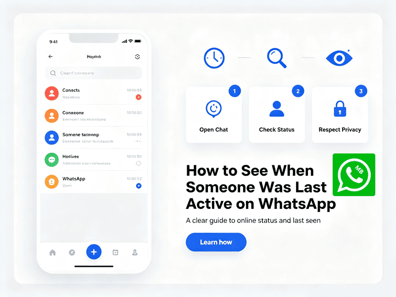 How to See When Someone Was Last Active on WhatsApp