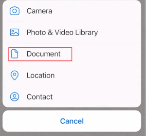 How to Share PDF on WhatsApp on iPhone