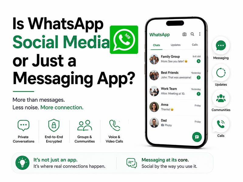 Is WhatsApp Social Media or Just a Messaging App