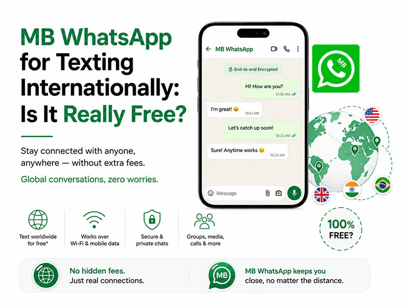 MB WhatsApp for Texting Internationally: Is It Really Free