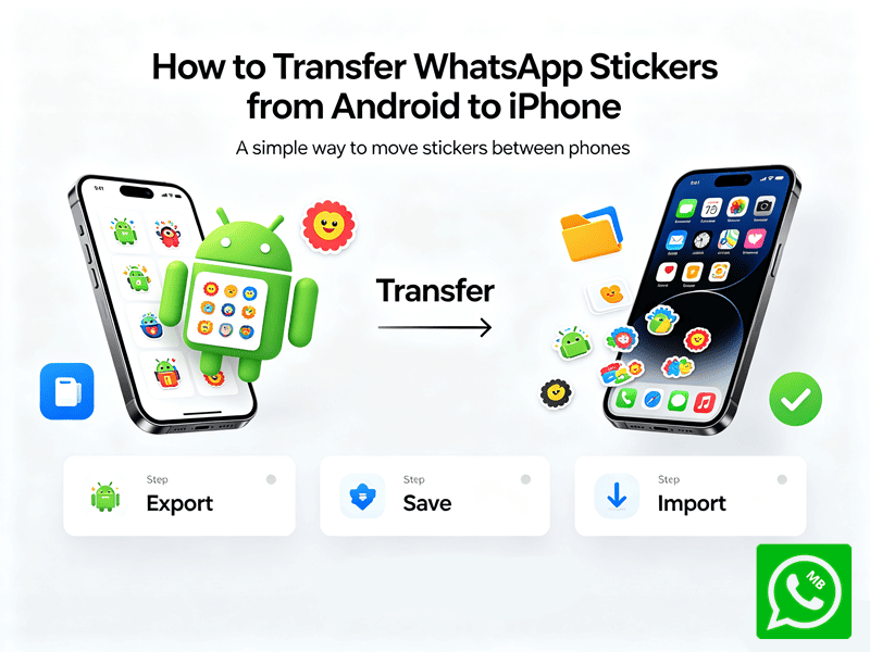 How to Transfer WhatsApp Stickers from Android to iPhone
